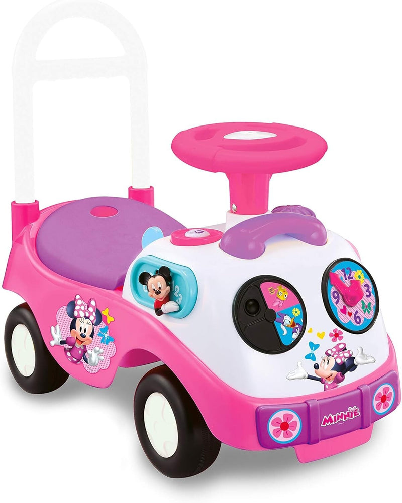 First Minnie Interactive Ride-On Toy for Toddlers with Lights and Sounds, Large Size Magic Cars 3
