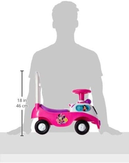 First Minnie Interactive Ride-On Toy for Toddlers with Lights and Sounds, Large Size Magic Cars 6
