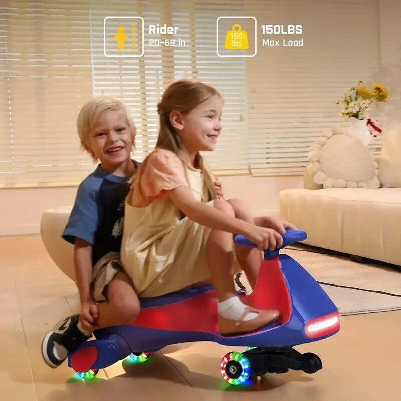 Electric Wiggle Ride-On Car with Pedal for Kids and Toddlers Magic Cars 2