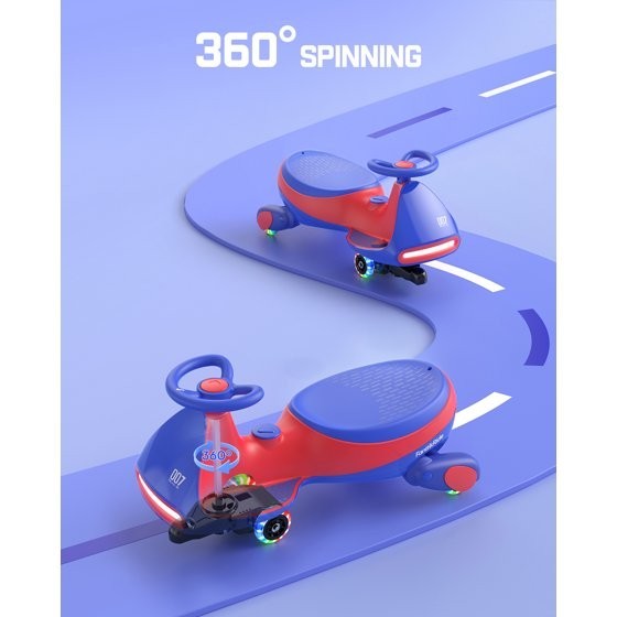 Electric Wiggle Ride-On Car with Pedal for Kids and Toddlers Magic Cars 1