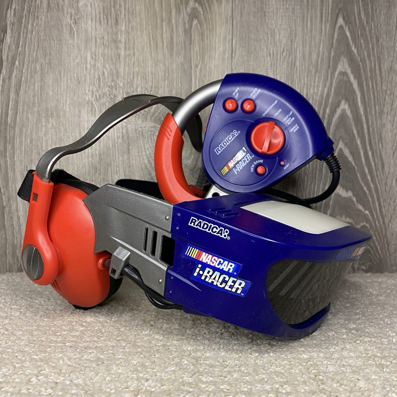 VR Nascar Racer 3D Game with Battery Operated Steering Wheel Control Magic Cars 2