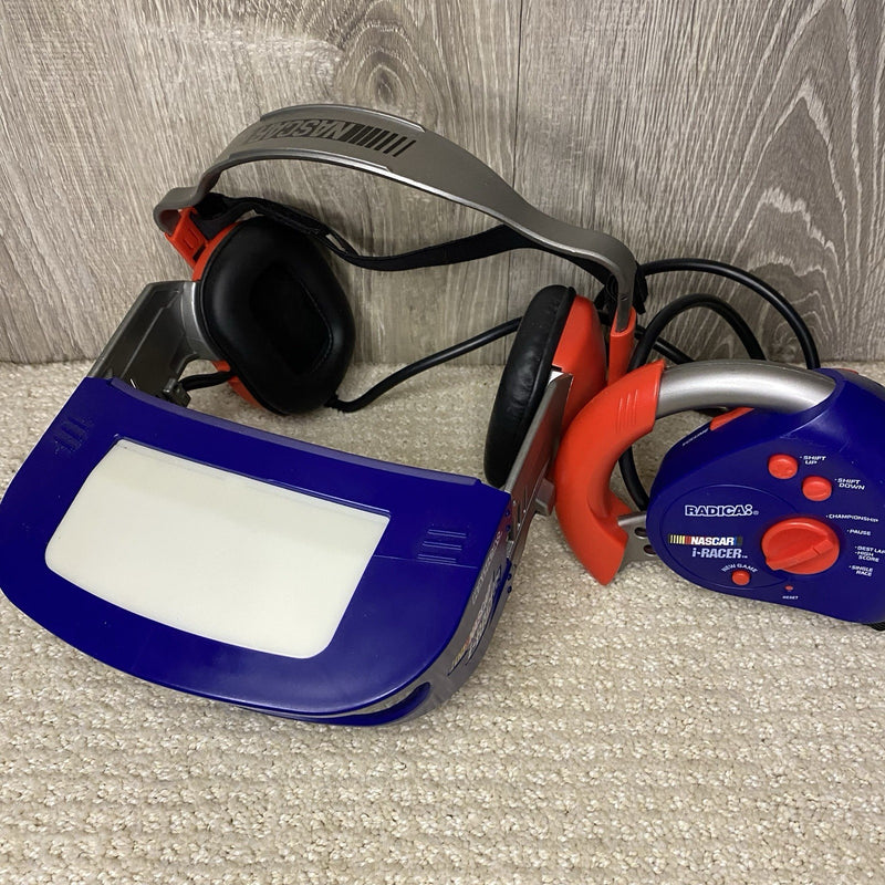 VR Nascar Racer 3D Game with Battery Operated Steering Wheel Control Magic Cars 4