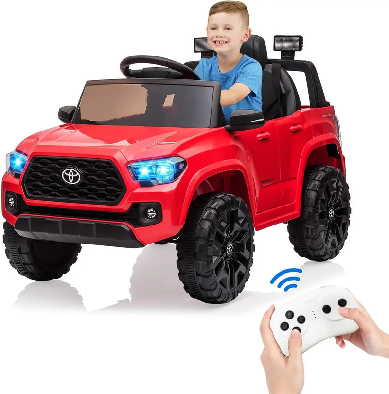 12V Kids Electric Ride-On Truck Toy with Remote Control and Safety Belt Magic Cars 11