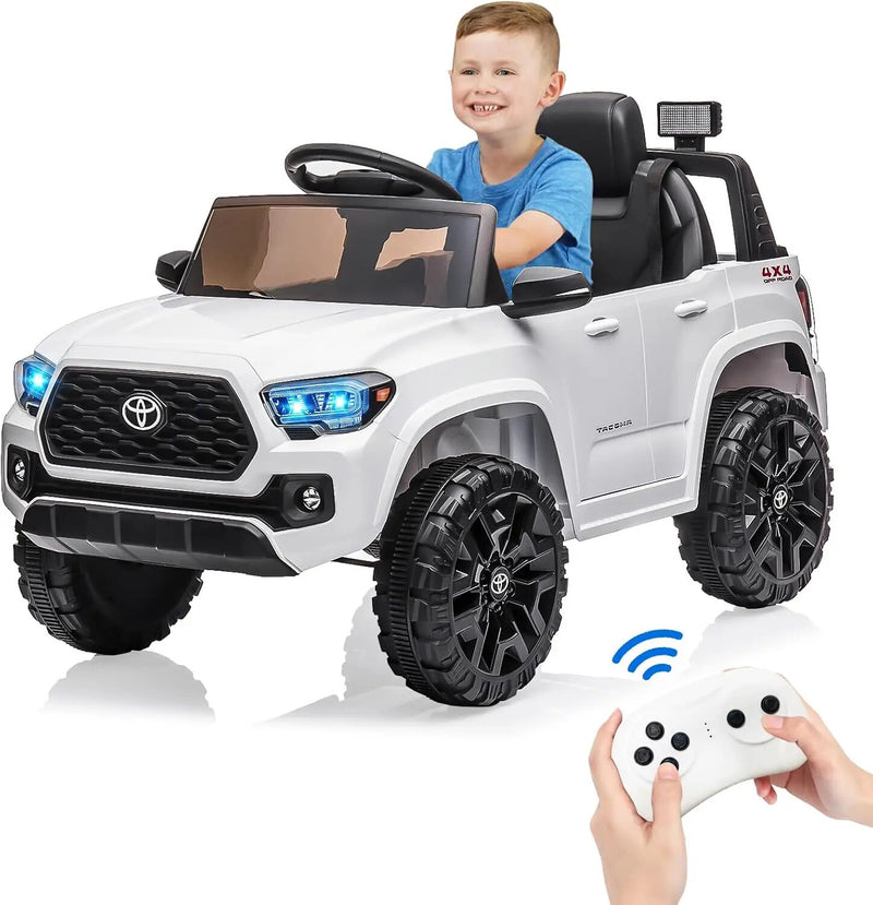 12V Kids Electric Ride-On Truck Toy with Remote Control and Safety Belt Magic Cars 13