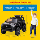 12V Kids Electric Ride-On Truck Toy with Remote Control and Safety Belt Magic Cars 2