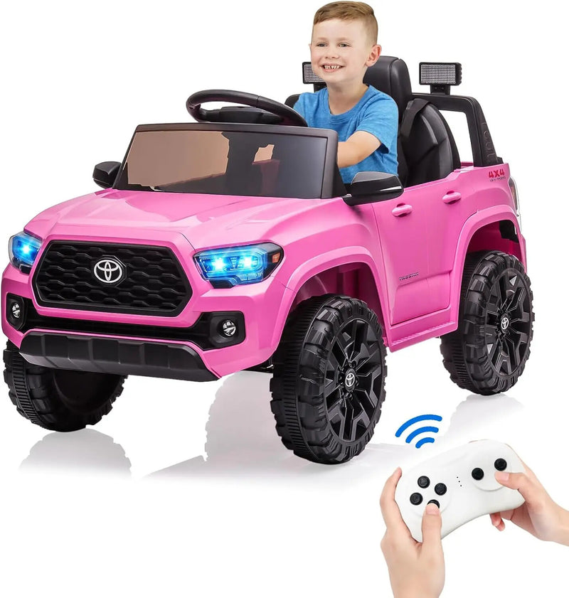 12V Kids Electric Ride-On Truck Toy with Remote Control and Safety Belt Magic Cars 8