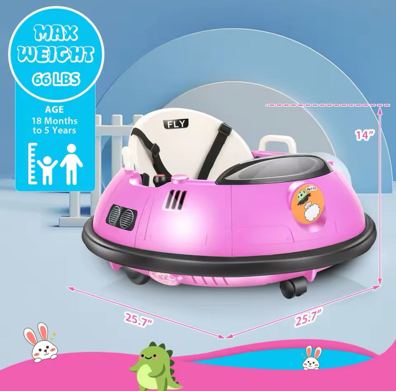 12V Electric Ride-On Baby Bumper Car with Remote Control for Kids and Toddlers Magic Cars 3
