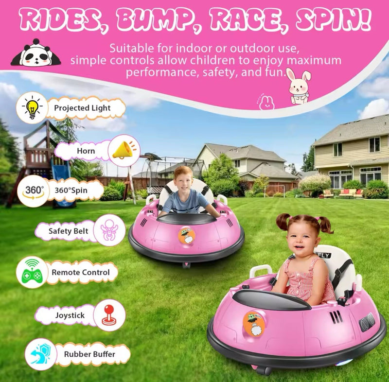 12V Electric Ride-On Baby Bumper Car with Remote Control for Kids and Toddlers Magic Cars Variant 0