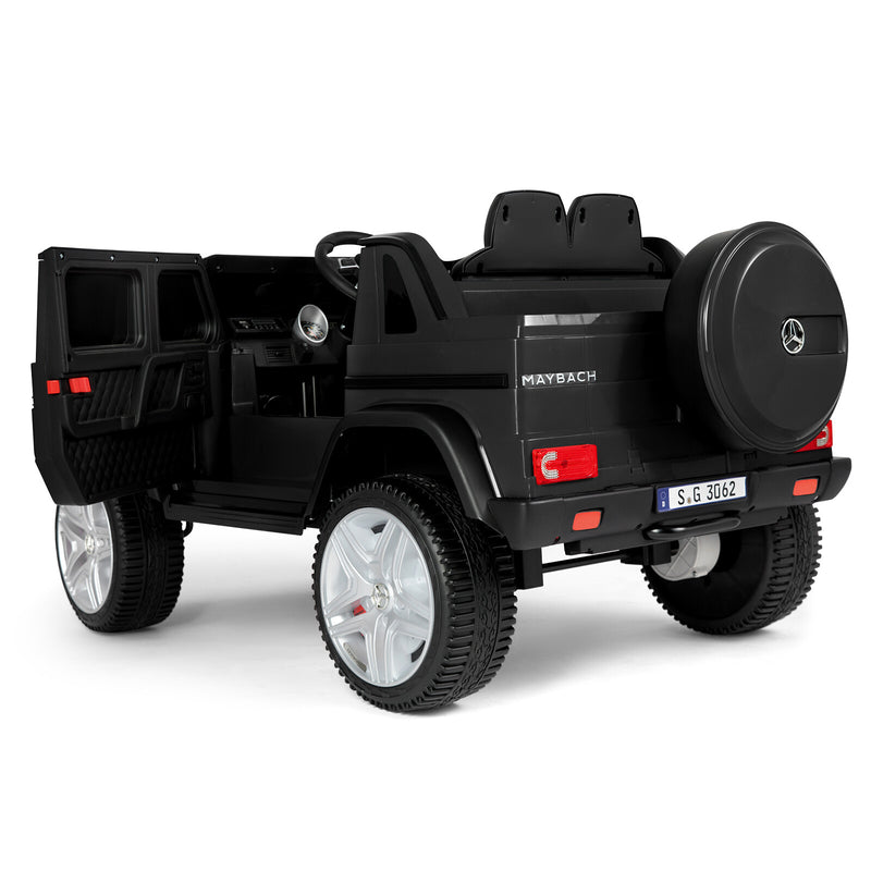 12V Electric Kids Ride-On Car with LED Lights and Music Remote Control, Black Magic Cars 14