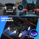 12V Electric Kids Ride-On Car with LED Lights and Music Remote Control, Black Magic Cars 4