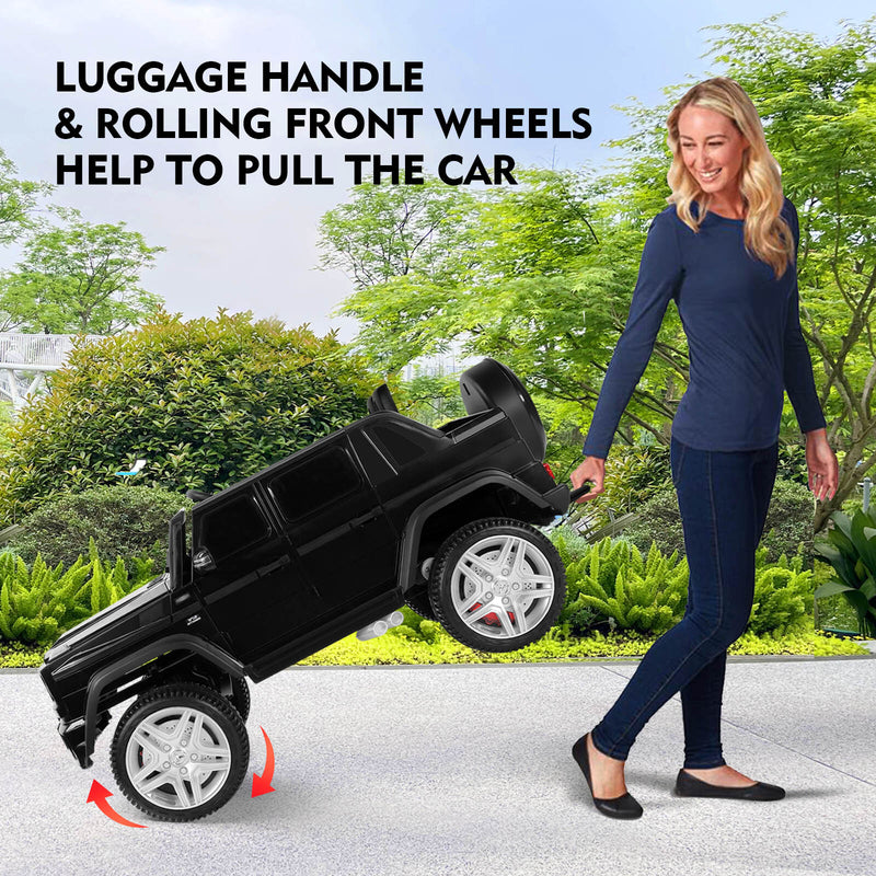12V Electric Kids Ride-On Car with LED Lights, Music, and Remote Control – Black Mercedes-Benz Style Magic Cars 9