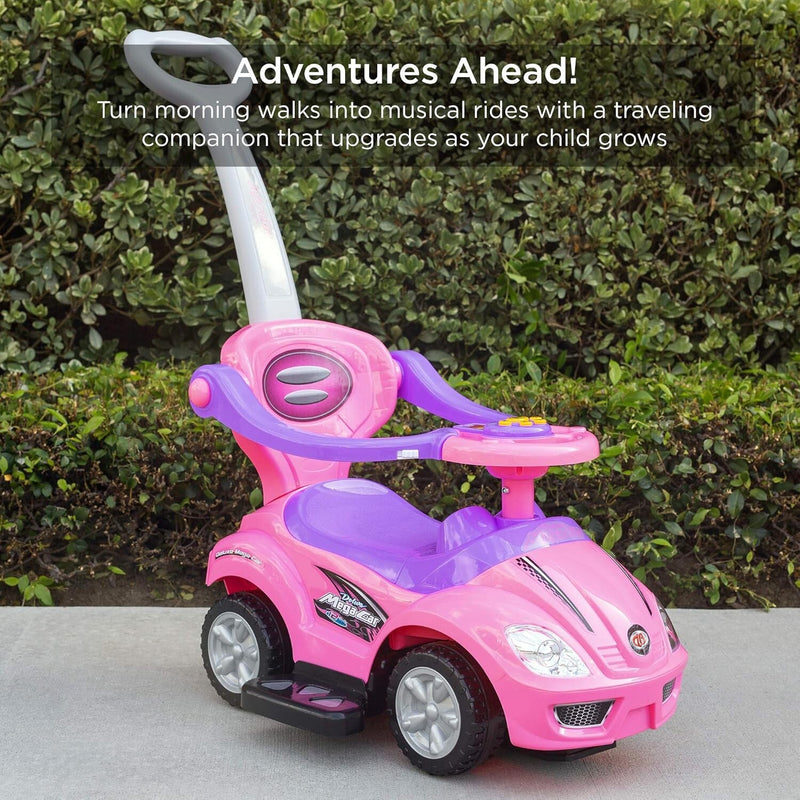 3-in-1 Ride-On Car Toy for Toddlers Ages 2-4 Years Magic Cars 5