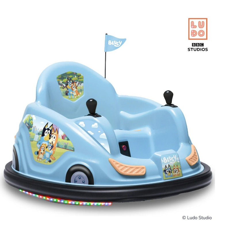 6V Bluey Bumper Car Ride-On Toy for Children by Flybar - 1 Count Magic Cars Variant 0
