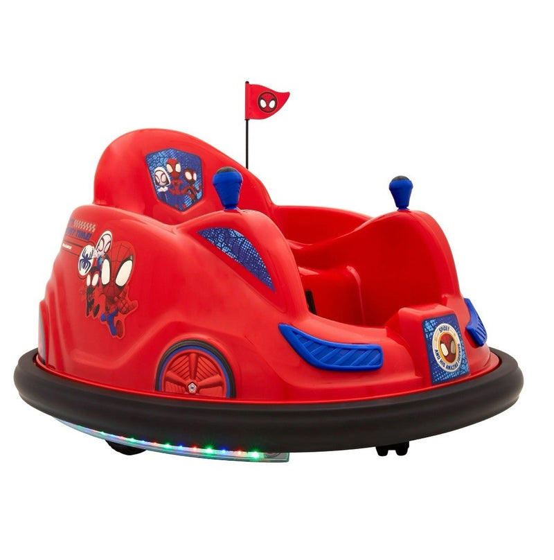 6V Marvel Spidey Bumper Car Ride-On Toy by Flybar Magic Cars Variant 0