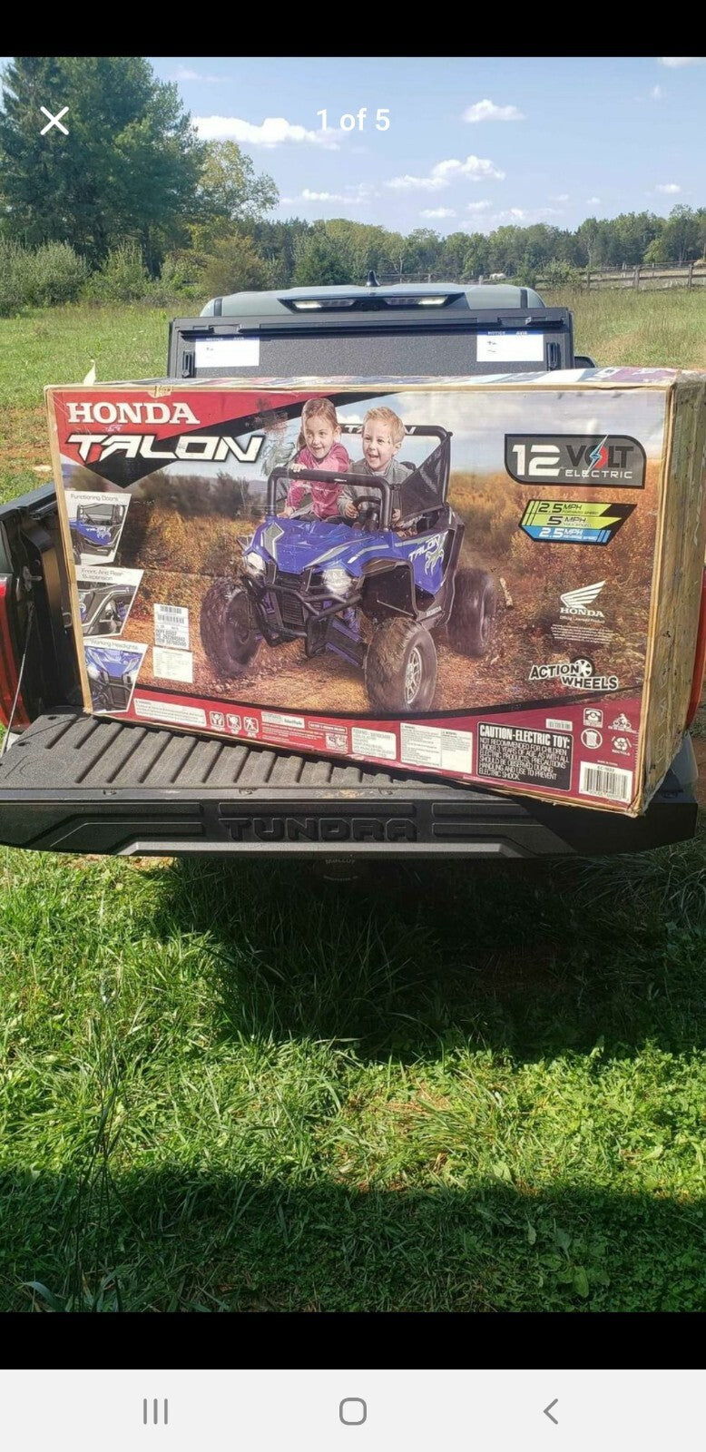 12 Volt Kids Ride-On Quad UTV with Action Wheels and Honda Talon Design Magic Cars Variant 0