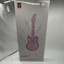 19" Pink Electric Guitar for Kids with Microphone & Stand Magic Cars 1