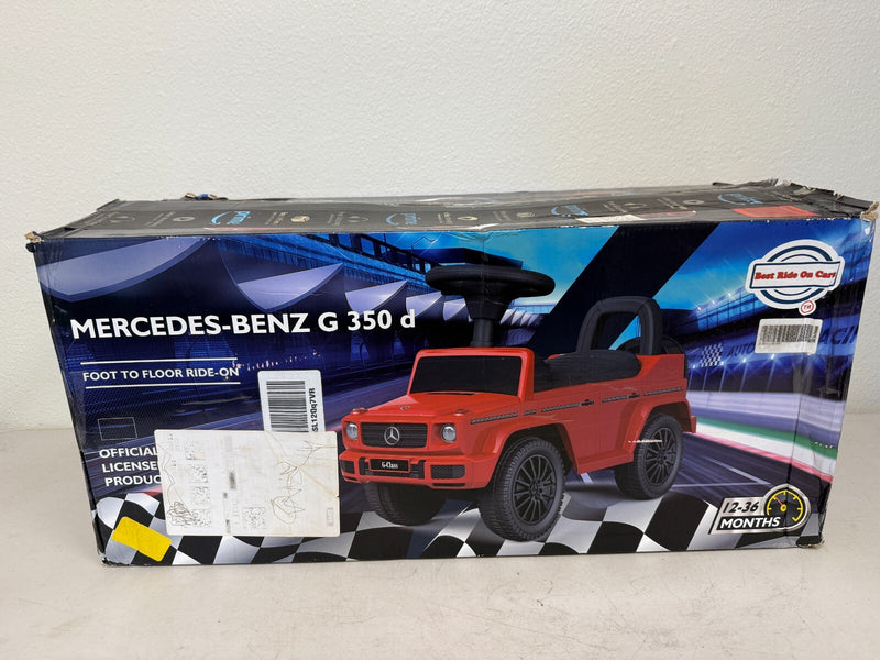 Mercedes-Benz G350D G-Class Toddler Ride-On Stroller Car in Pink Magic Cars 0
