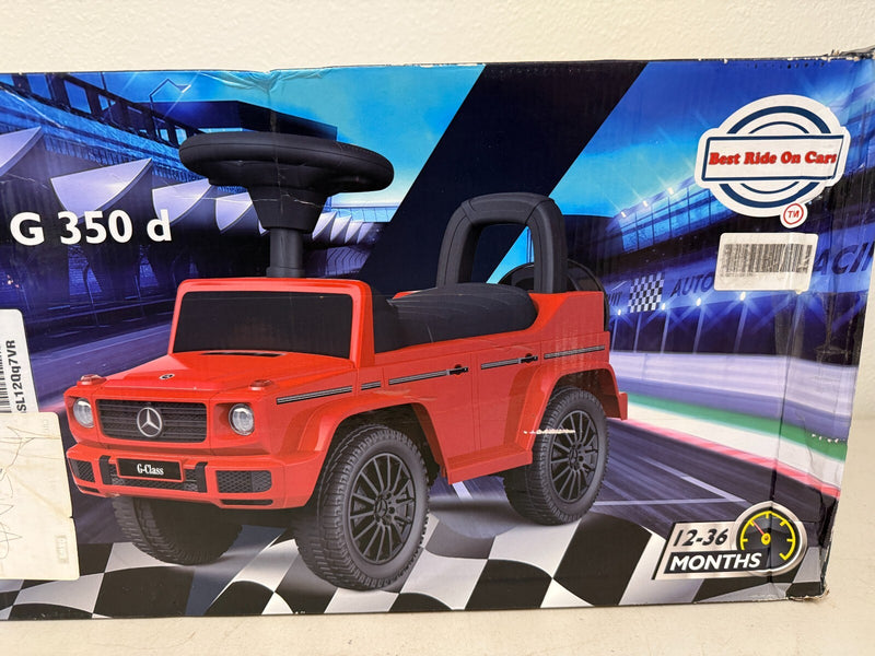Mercedes-Benz G350D G-Class Toddler Ride-On Stroller Car in Pink Magic Cars 1