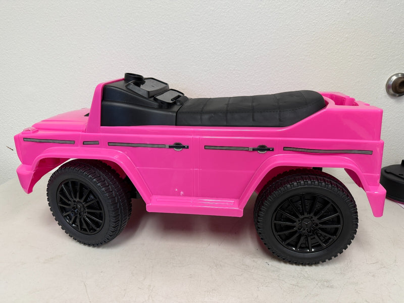Mercedes-Benz G350D G-Class Toddler Ride-On Stroller Car in Pink Magic Cars 8