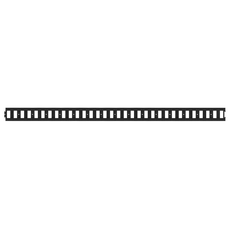 16-Piece Black Straight Track Set for Toddler Electric Ride-On Trains Accessories Magic Cars 5