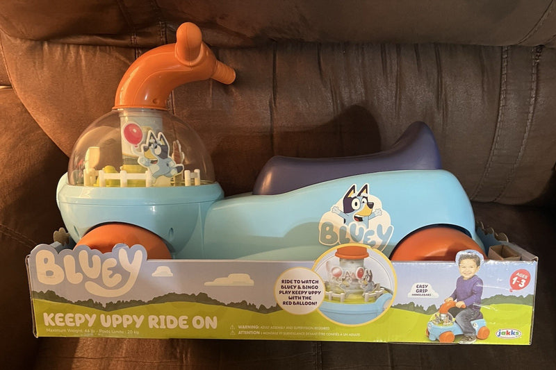 Bluey Keepy Uppy Ride-On Toy for Toddlers – Indoor & Outdoor Family Fun Magic Cars 2