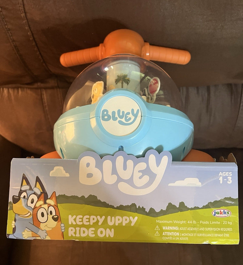 Bluey Keepy Uppy Ride-On Toy for Toddlers – Indoor & Outdoor Family Fun Magic Cars 3