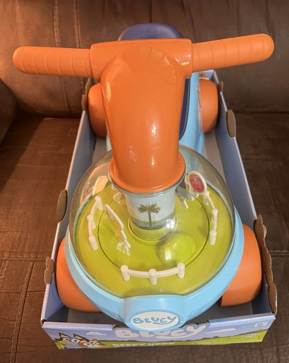 Bluey Keepy Uppy Ride-On Toy for Toddlers – Indoor & Outdoor Family Fu