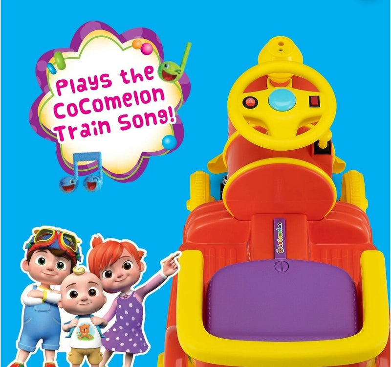 Cocomelon 6V Motorized Electric Toddler Ride-On Train Toy Magic Cars 4