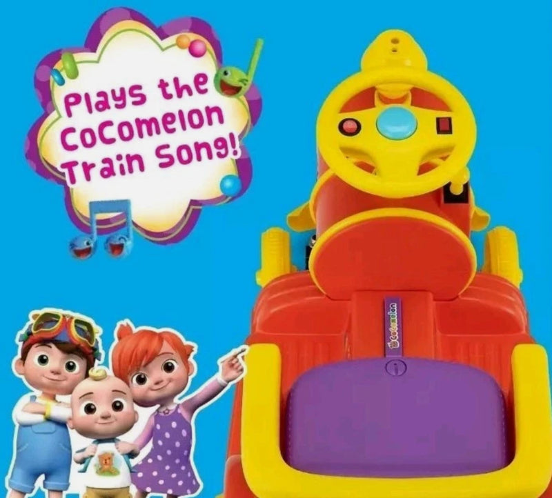 Cocomelon 6V Electric Motorized Toddler Ride-On Train Toy Magic Cars 3