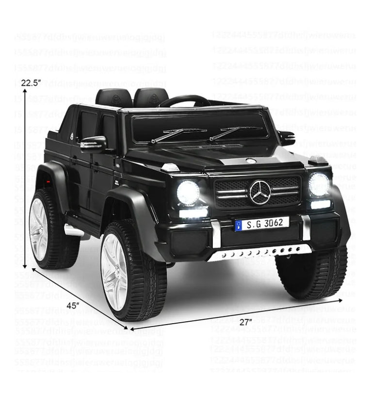 Electric Kids Ride-On RC Motorized Car with Trunk Black Magic Cars 1