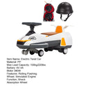 Electric Wiggle Ride-On Car with Swivel Scooter and Twist-Go Swing for Kids Magic Cars 10