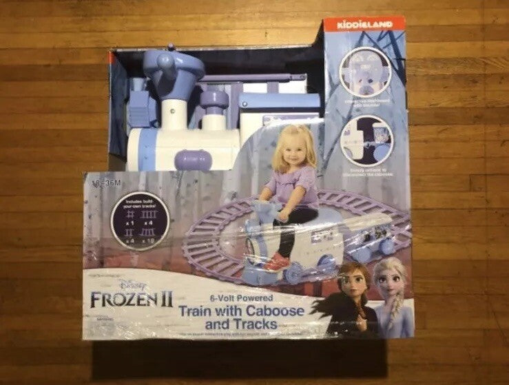 Toddler Ride-On Train with Tracks, Charger, and Battery Magic Cars Variant 0