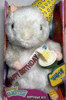 Gemmy 8" Vintage 2000s Birthday Boy Singing and Dancing Hamster Plush Magic Cars 1