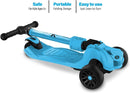Hover 1 Ziggy LED KidKick Folding Lightweight Portable Scooter Magic Cars 4
