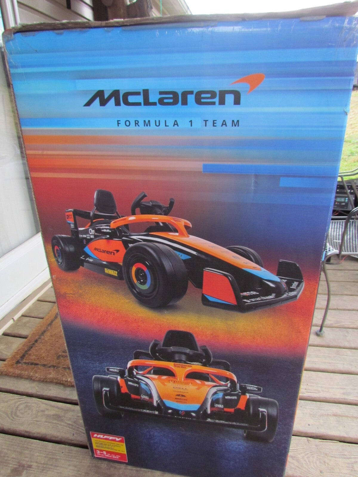 12V Remote Control Ride-On F1 Race Car Toy with Battery