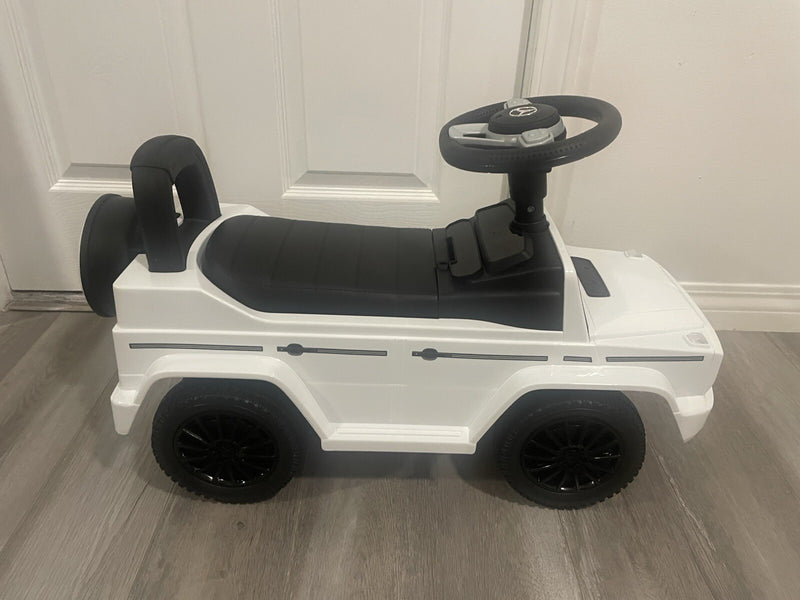 Mercedes G Wagon Ride-On Toy in White or Gray Color Magic Cars 13