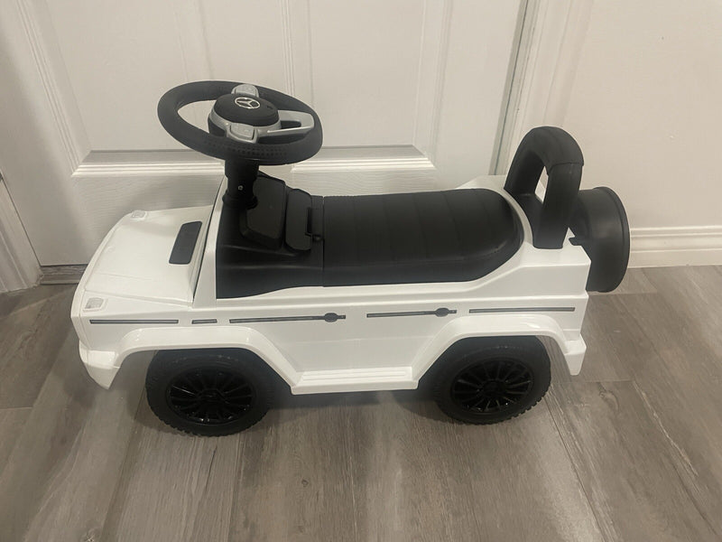 Mercedes G Wagon Ride-On Toy in White or Gray Color Magic Cars 15