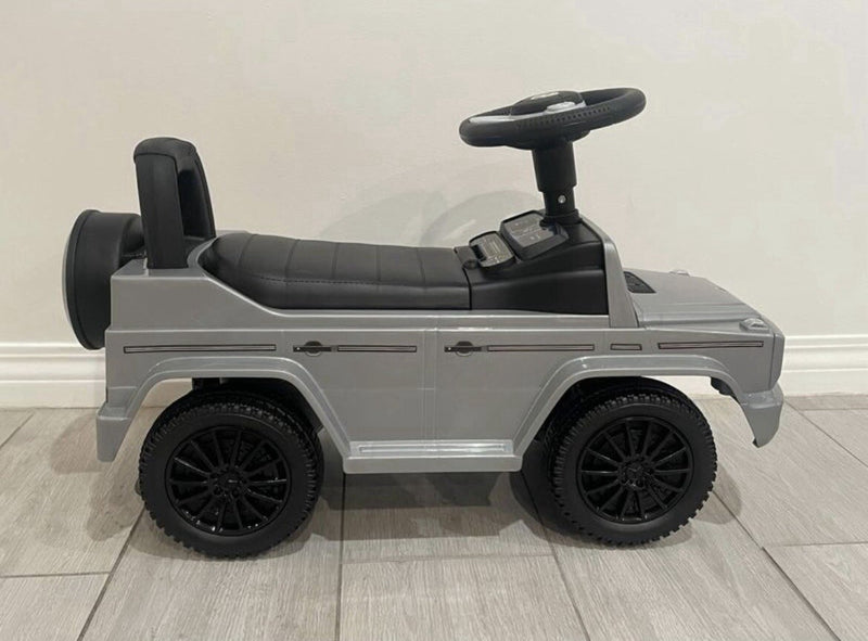 Mercedes G Wagon Ride-On Toy in White or Gray Color Magic Cars 1