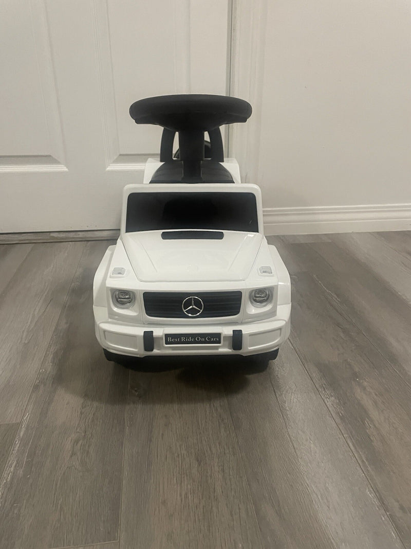 Mercedes G Wagon Ride-On Toy in White or Gray Color Magic Cars 9