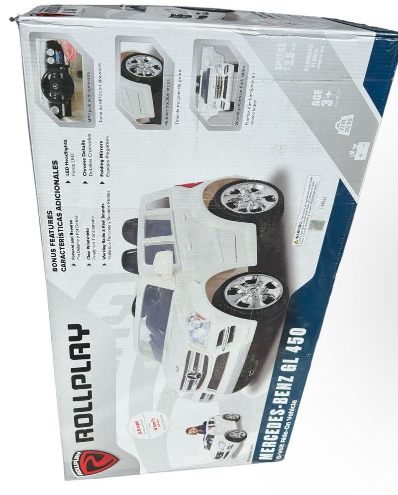 6V Mercedes-Benz GL450 SUV Powered Ride-On Toy with Music in Box Magic Cars Variant 0