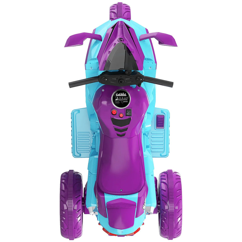 12V Electric Kids Ride-On Dirt Bike Motorcycle with 3 Wheels and LED Lights, Multi-Color Magic Cars 2