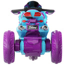 12V Electric Kids Ride-On Dirt Bike Motorcycle with 3 Wheels and LED Lights, Multi-Color Magic Cars 3