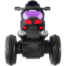 12V Electric Kids Ride-On Dirt Bike Motorcycle with 3 Wheels and Lights in Purple Magic Cars 4