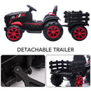 12V Electric Ride-On Kids Tractor with Trailer Battery-Powered Vehicle Toy Magic Cars 14