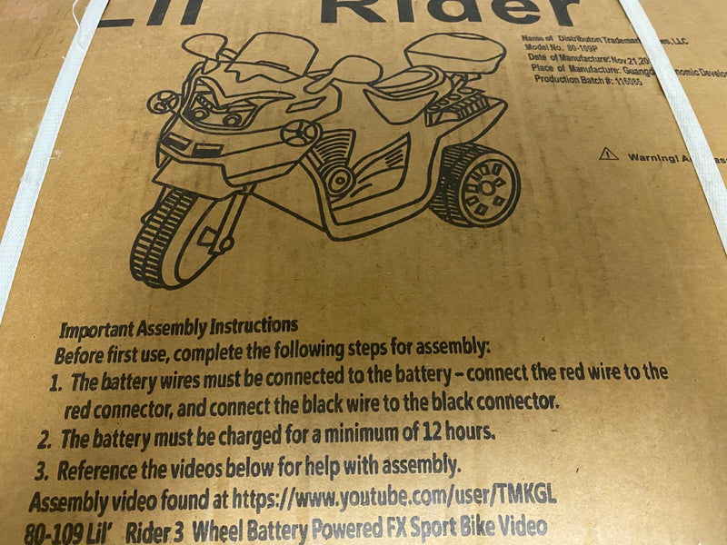 Little Rider 3-Wheel Ride-On Toy Model 80-109P Magic Cars 2