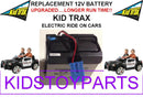 Long-Lasting 12 Volt Blue Dodge Police Car Battery with Plug for Kids Trax Magic Cars 0
