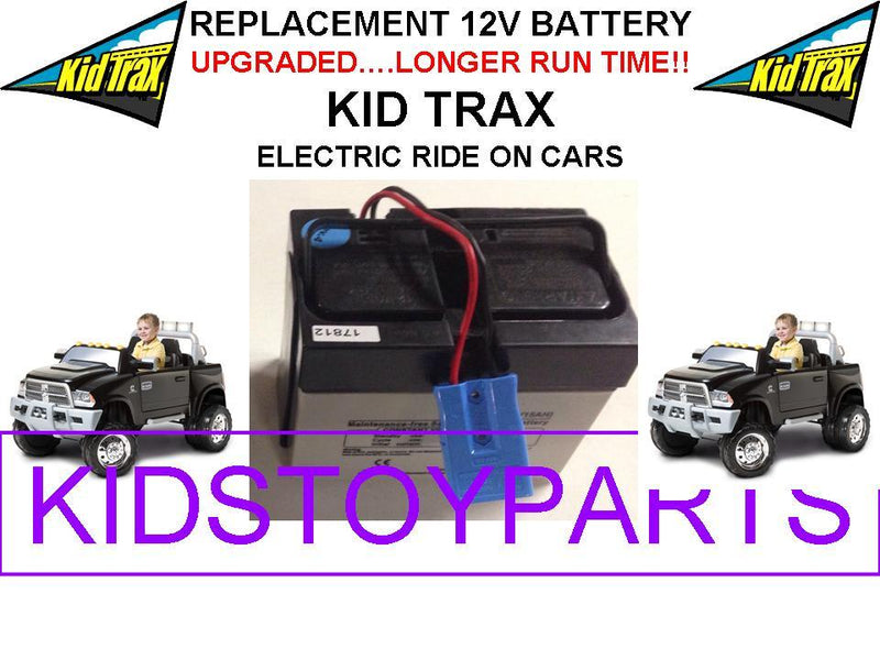 Long-Lasting 12V Blue Dodge Ram 3500 Dual Car Battery for Kids with Plug Magic Cars 0