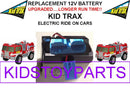 Long-Lasting 12 Volt Rechargeable Blue Battery for Kids Fire Truck Trax Magic Cars 0