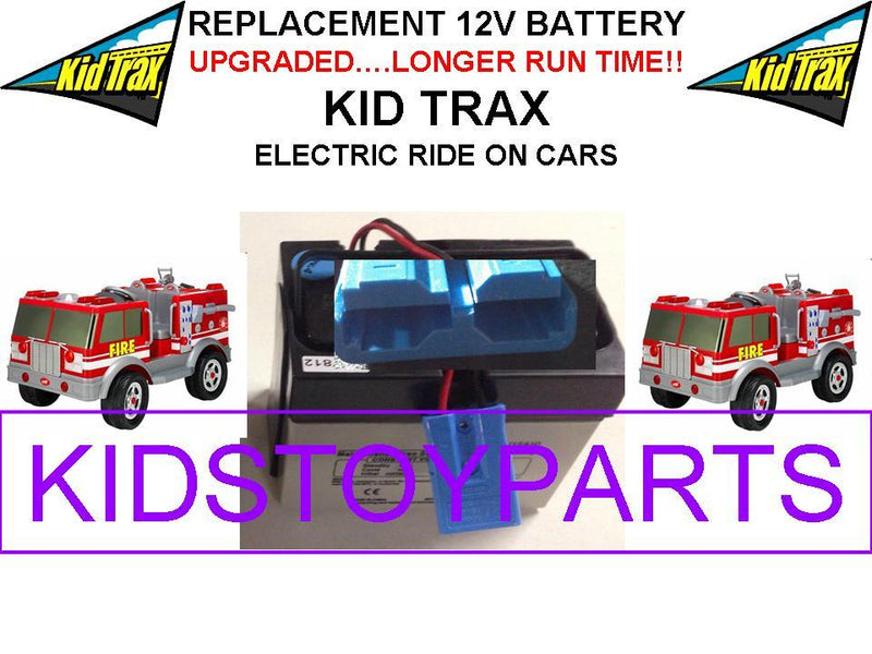 Long-Lasting 12 Volt Rechargeable Blue Battery for Kids Fire Truck Trax Magic Cars 0