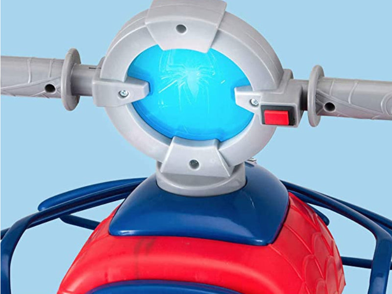 Marvel Spiderman Toddler Ride-On Quad with Lights 6V Rechargeable Battery Magic Cars 1